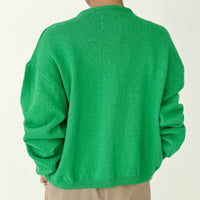 Cotton Leila Cardigan in Spring Green