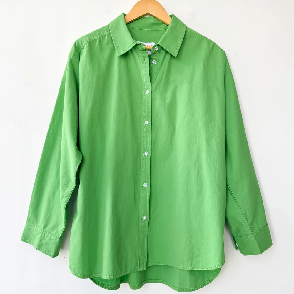 Light Weight Owen Shirt in Green Bud