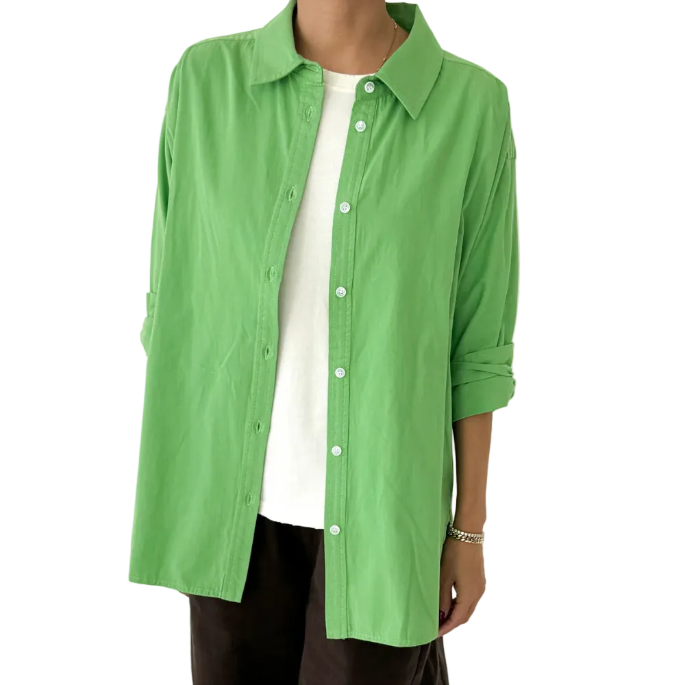 Light Weight Owen Shirt in Green Bud