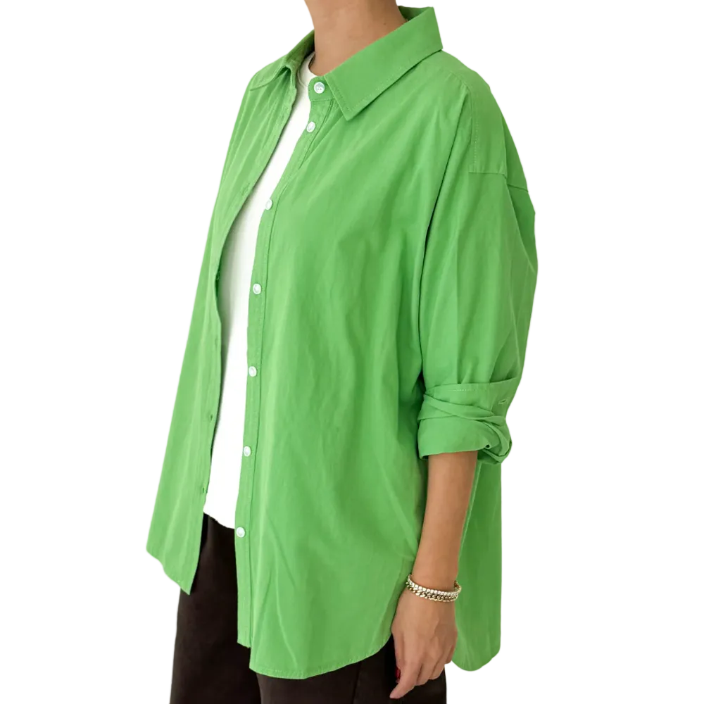 Light Weight Owen Shirt in Green Bud