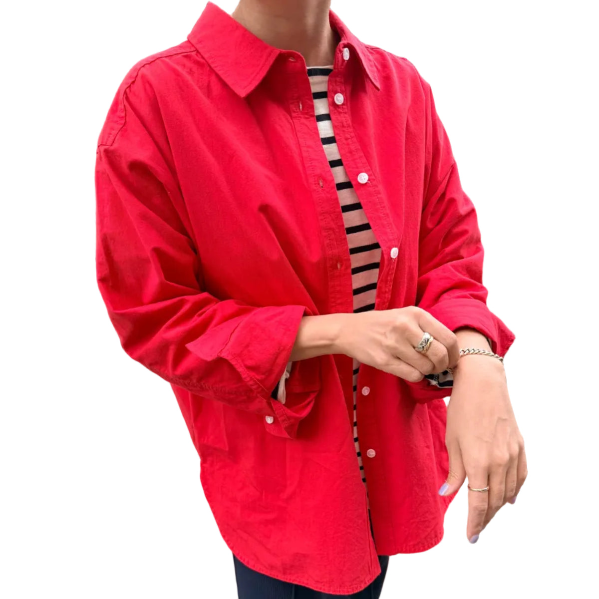 Light Weight Owen Shirt in Red
