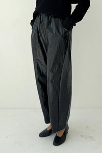 Liquid Nylon Arc Pants in Lacquer Black