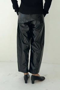 Liquid Nylon Arc Pants in Lacquer Black