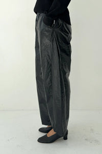 Liquid Nylon Arc Pants in Lacquer Black