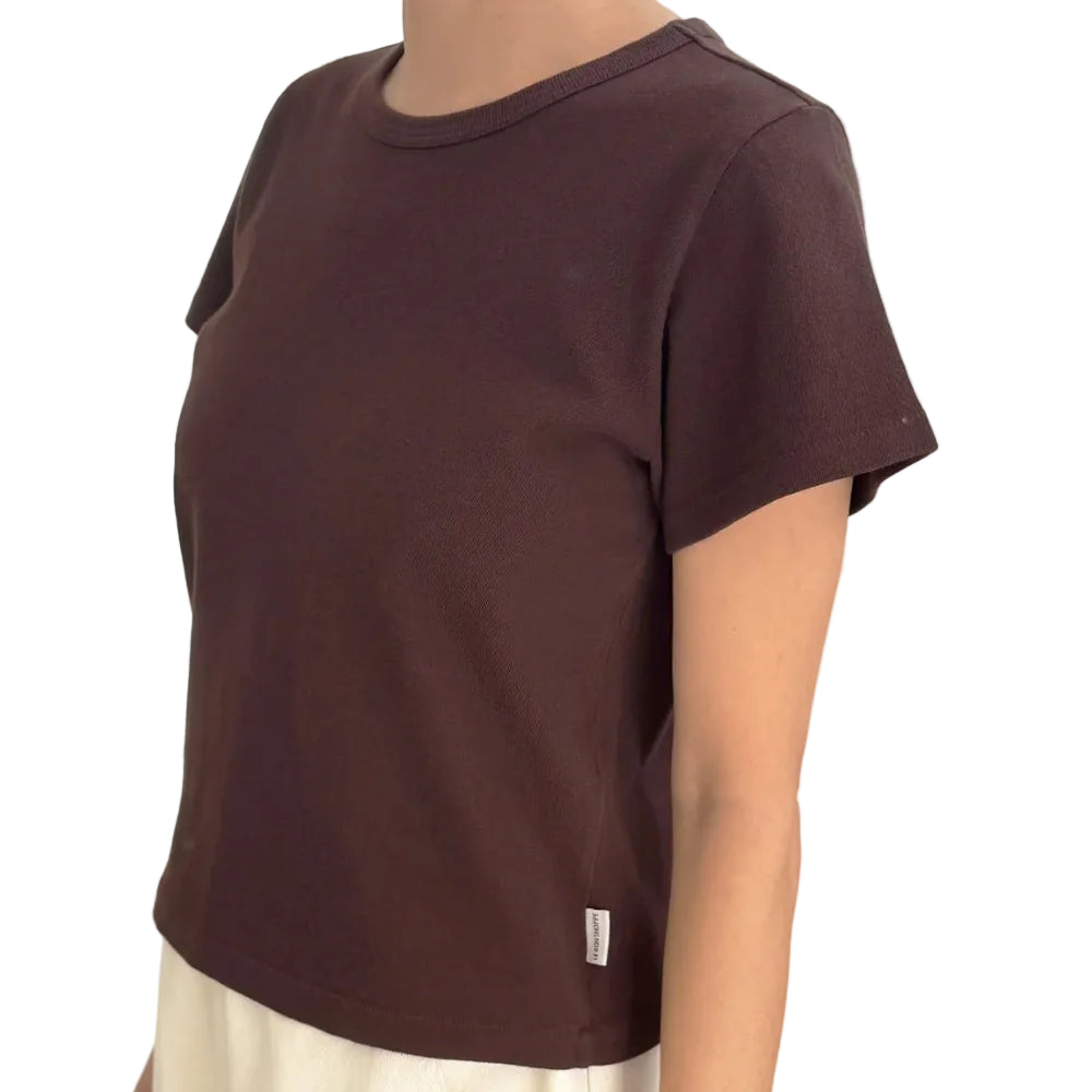 Little Boy Tee in Dark Cacao
