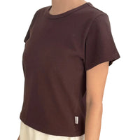 Little Boy Tee in Dark Cacao
