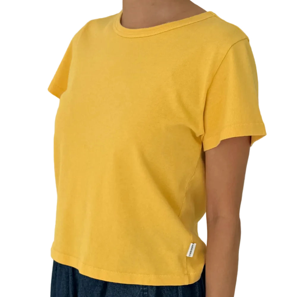 Little Boy Tee in Egg Yolk