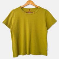 Little Boy Tee in Golden Olive