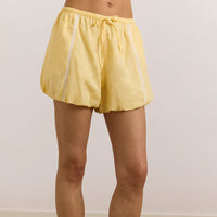 Maura Lace Trim Short in Butter