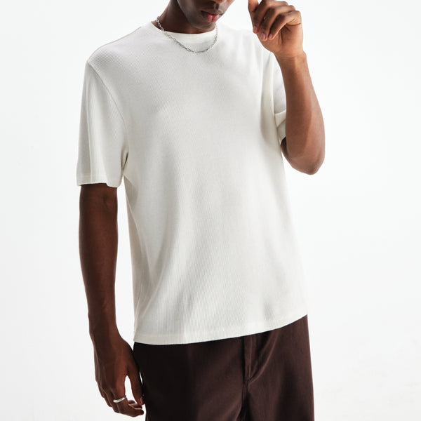 Milton Tee in Ecru