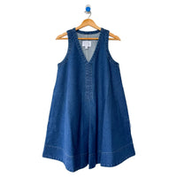 Mable Dress in Dark Denim