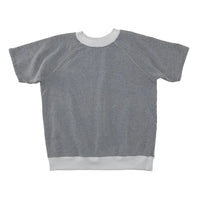 Heathered Magnuson Short Sleeve Raglan in Diesel Gray