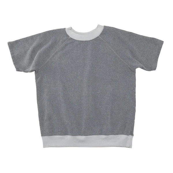 Heathered Magnuson Short Sleeve Raglan in Diesel Gray