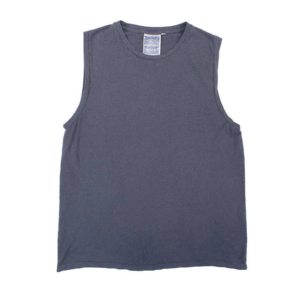 Malibu Muscle Tee in Diesel Gray