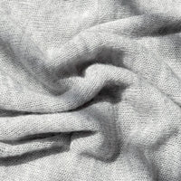 Matthew V-Neck Mohair Sweater in Icy Grey