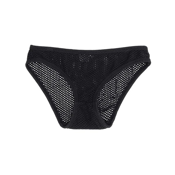 Mesh Bikini Brief in Black