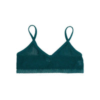 Mesh Bralette in Deep Teal
