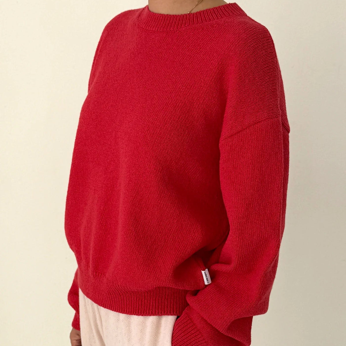Milo Cotton Sweater in Chili