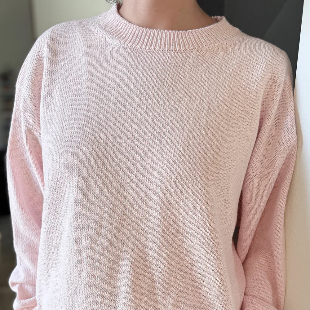 Milo Cotton Sweater in Rosé