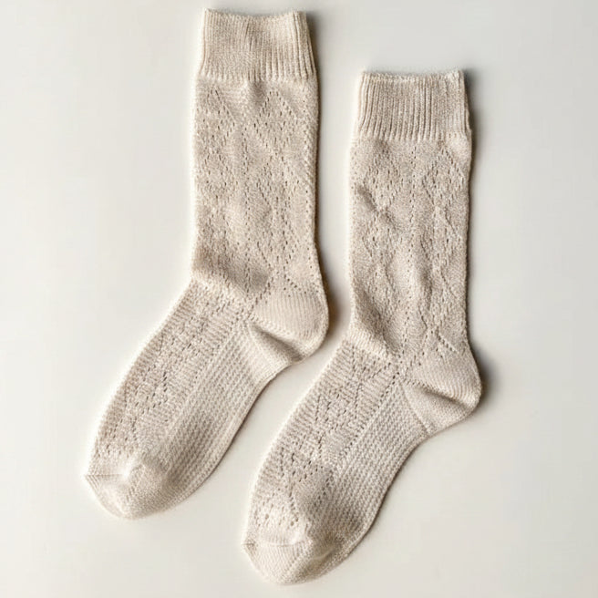 Modal Eyelet Socks