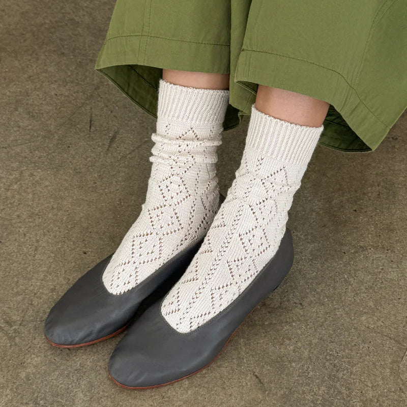 Modal Eyelet Socks