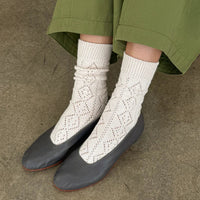 Modal Eyelet Socks