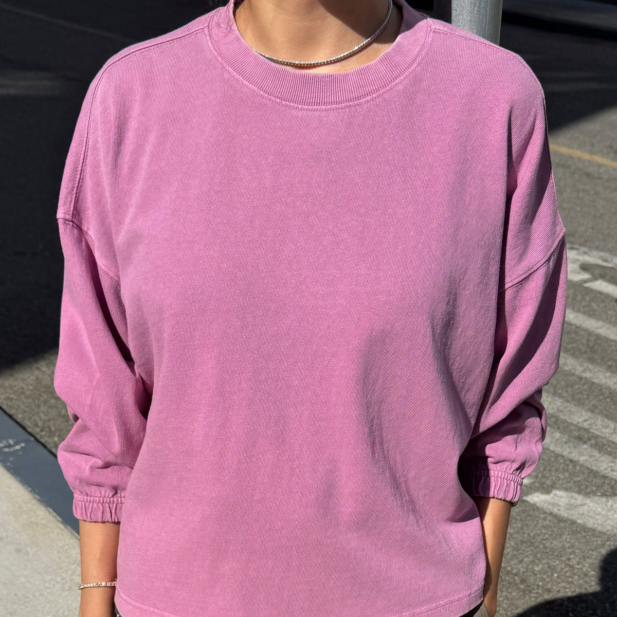 Naturelle Tee in Dusty Lilac