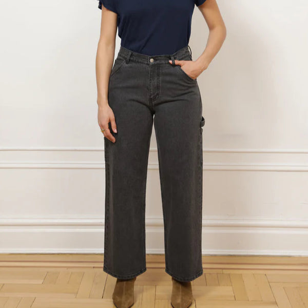 Quinn Utility Jeans in Gray