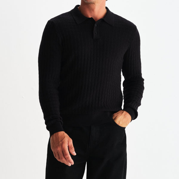 Oban Polo in Black
