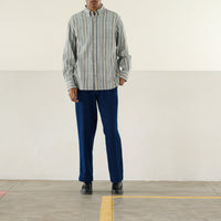 Striped Winter Madras Weave Shirt