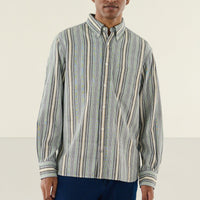 Striped Winter Madras Weave Shirt