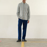 Striped Winter Madras Weave Shirt
