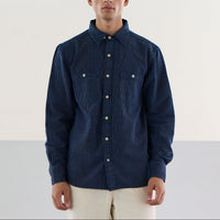 Indigo Chambray Utility Shirt