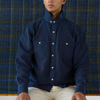 Indigo Chambray Utility Shirt