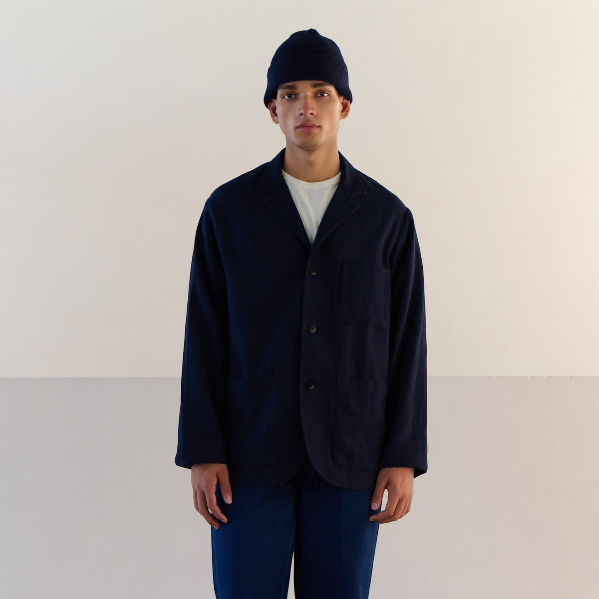 Herringbone Twill Soft Jacket
