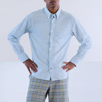 Engineered Stripe Seersucker Shirt