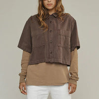 Phinney Twill Shirt in Coffee Bean