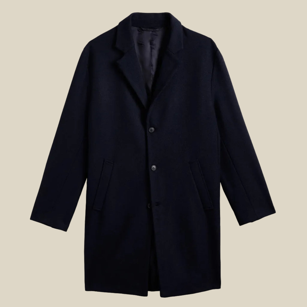 Overcoat in Navy