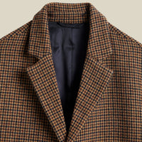 Overcoat in Pied Poule