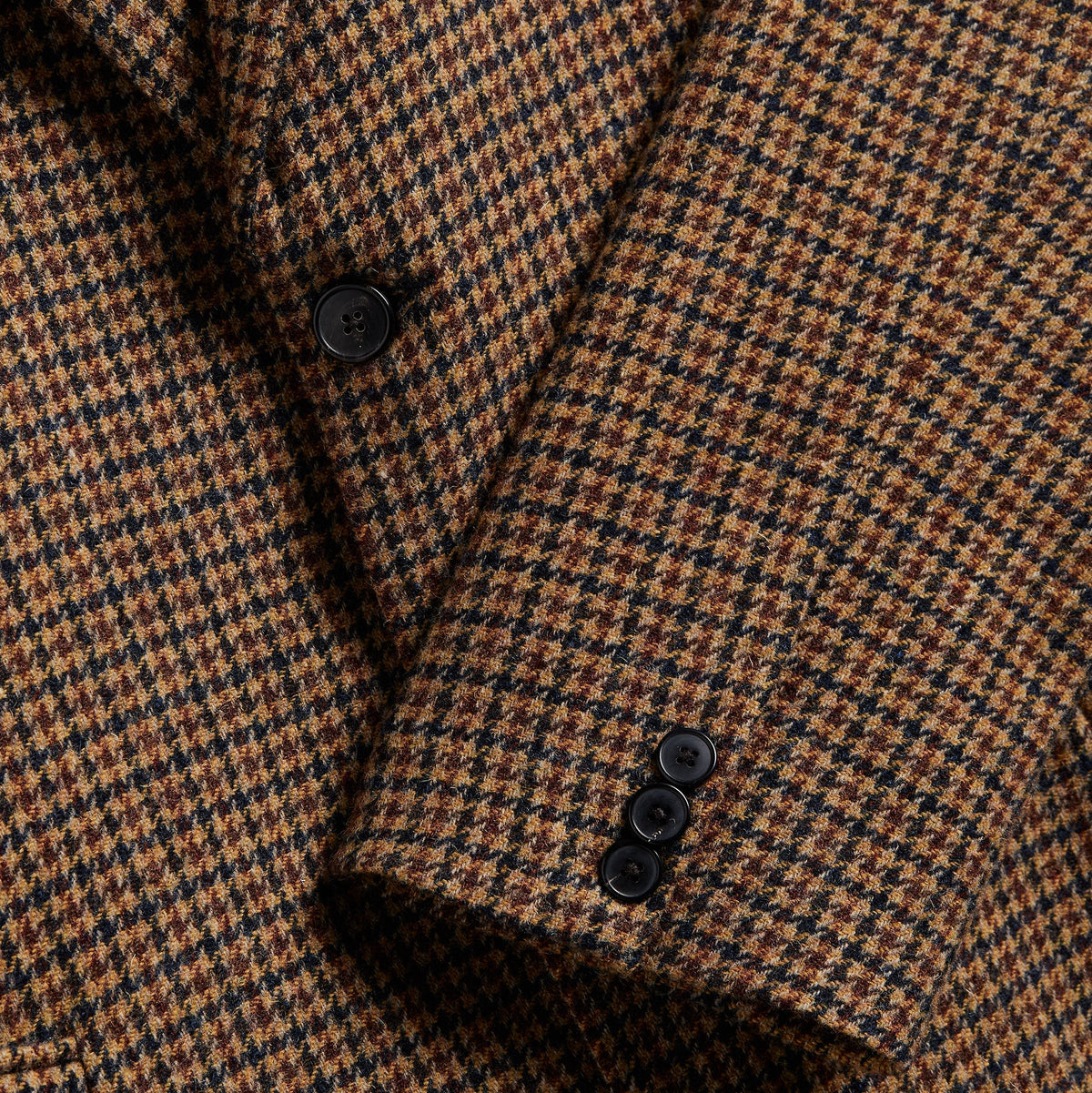 Overcoat in Pied Poule