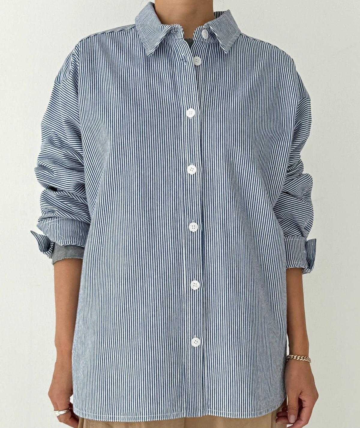 Owen Shirt in Blue Stripe