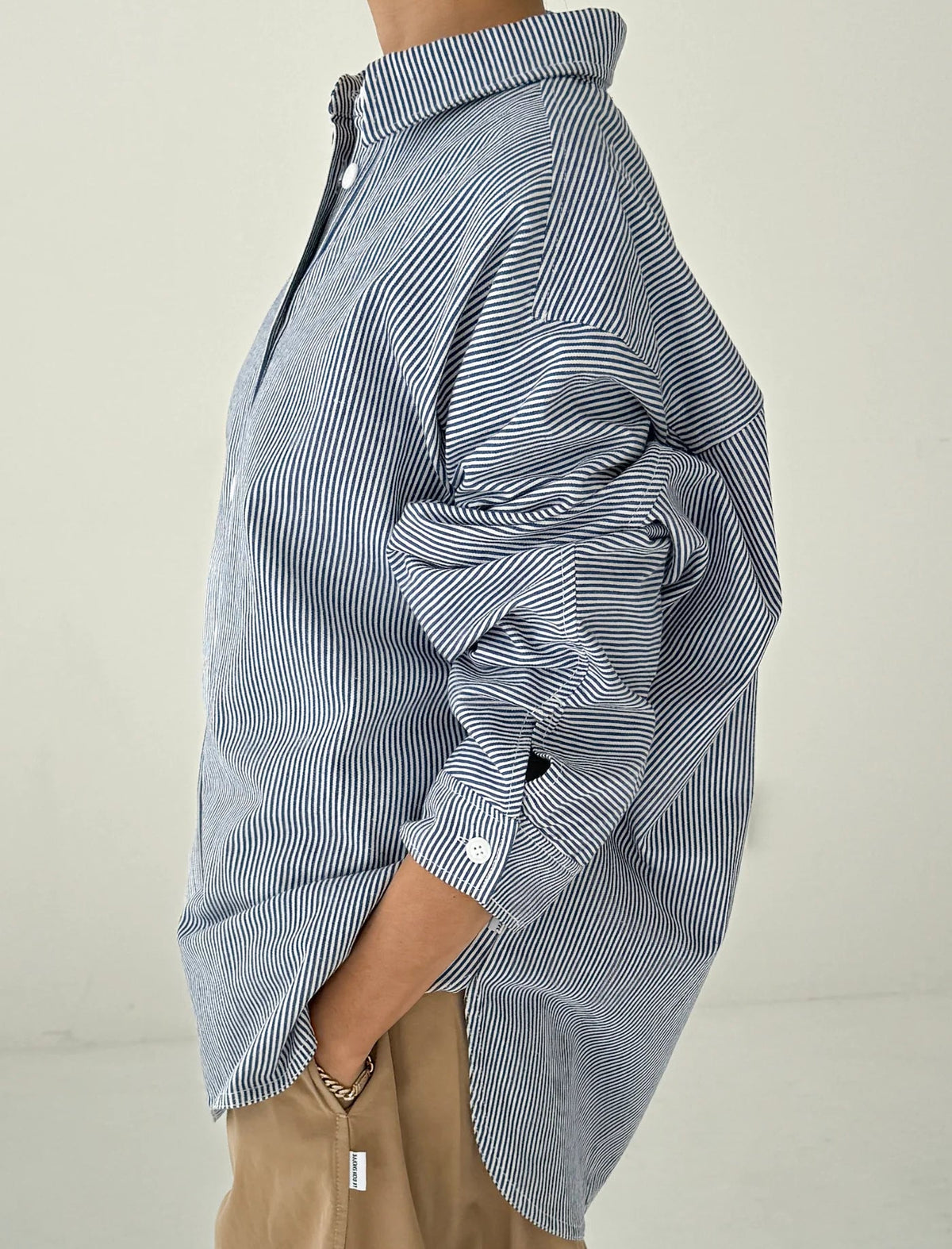 Owen Shirt in Blue Stripe