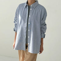 Owen Shirt in Blue Stripe
