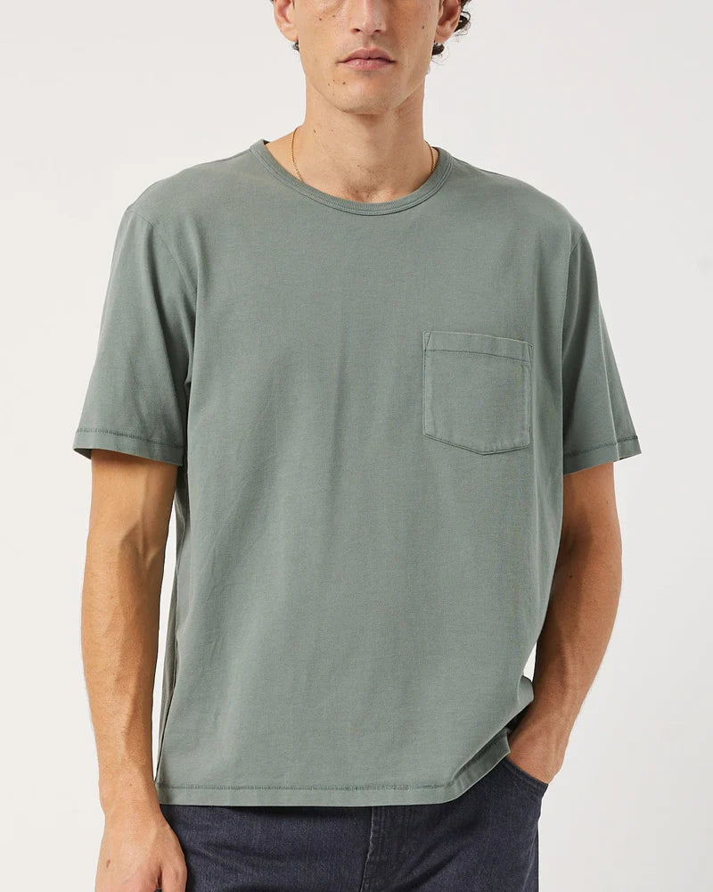 Garment Dye Tee in Seafoam