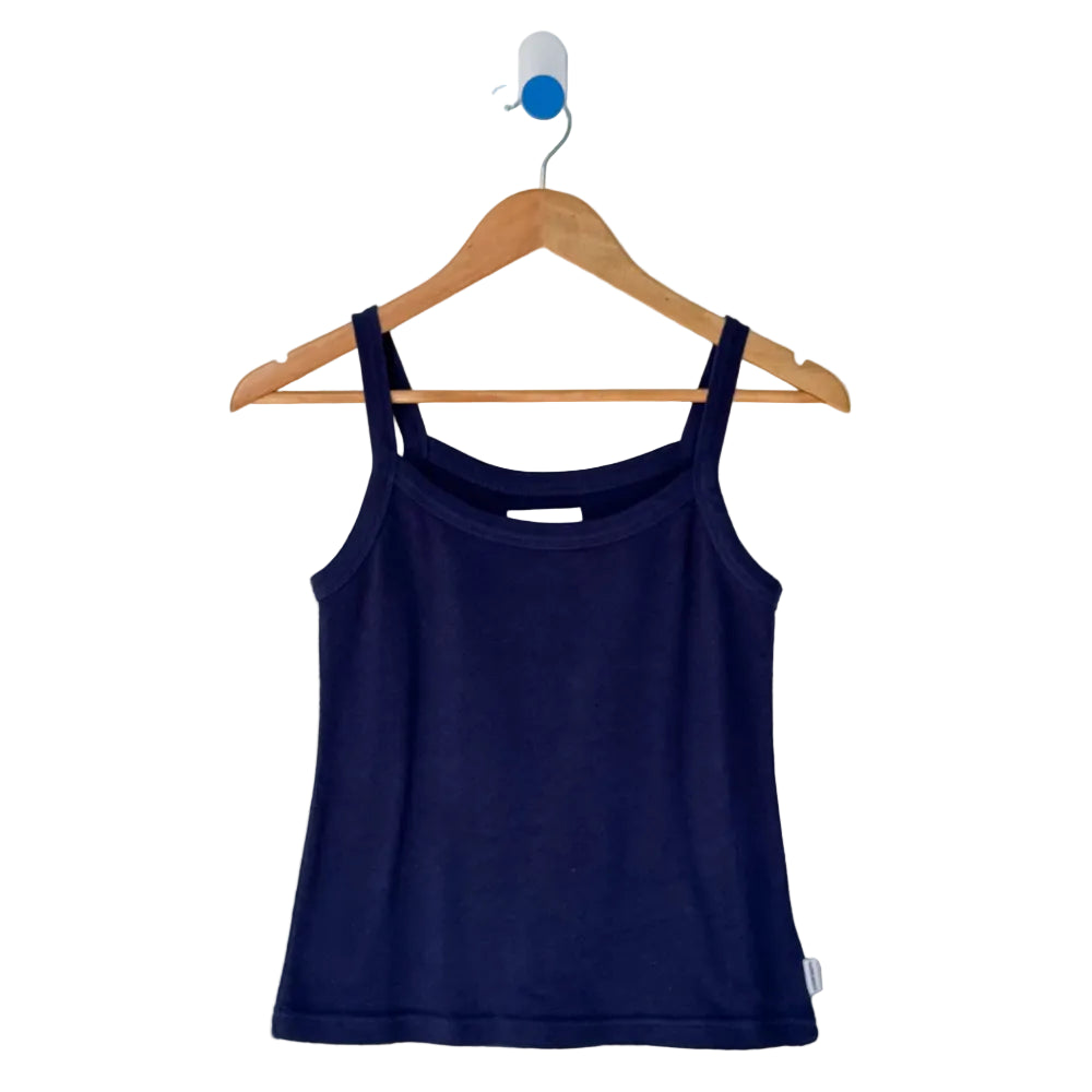 Pointelle Eve Cami in Navy
