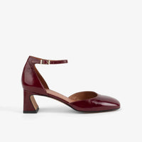 Polly Heeled Mary Jane in Merlot