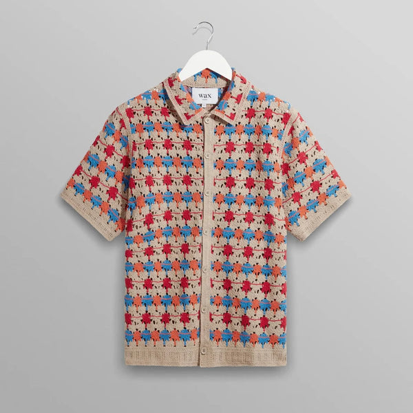 Porto Crochet Shirt in Splash
