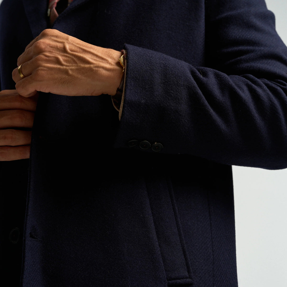 Overcoat in Navy