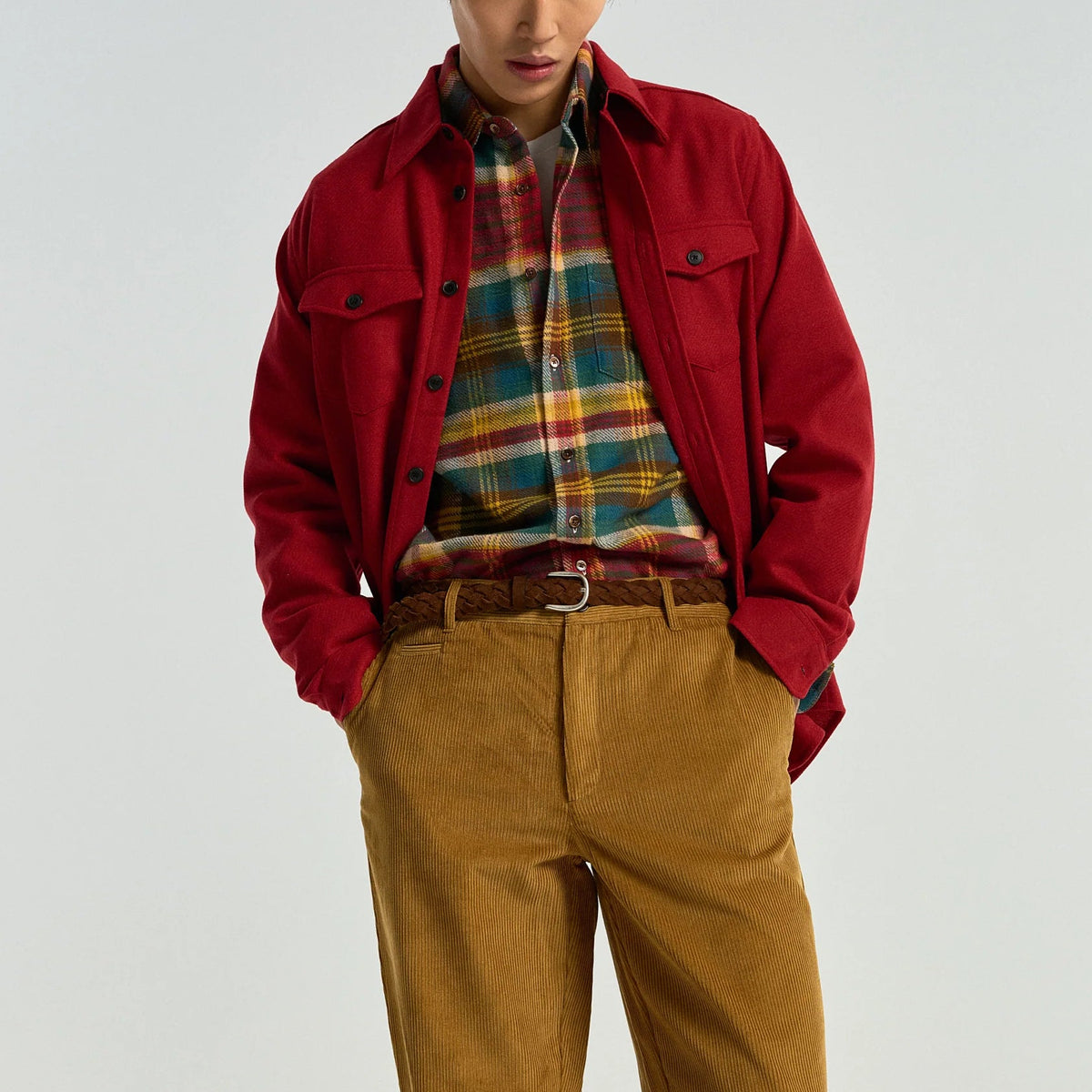 Red Wool Shirt