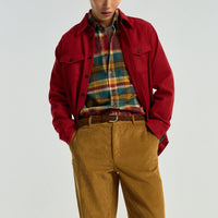 Red Wool Shirt